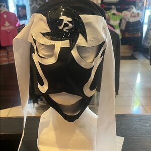 Black and White Wrestling Mask kids size